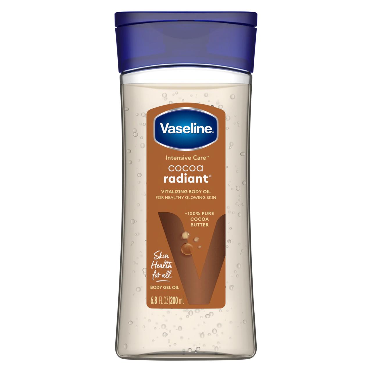 Vaseline cocoa radiant body gel oil 200ml