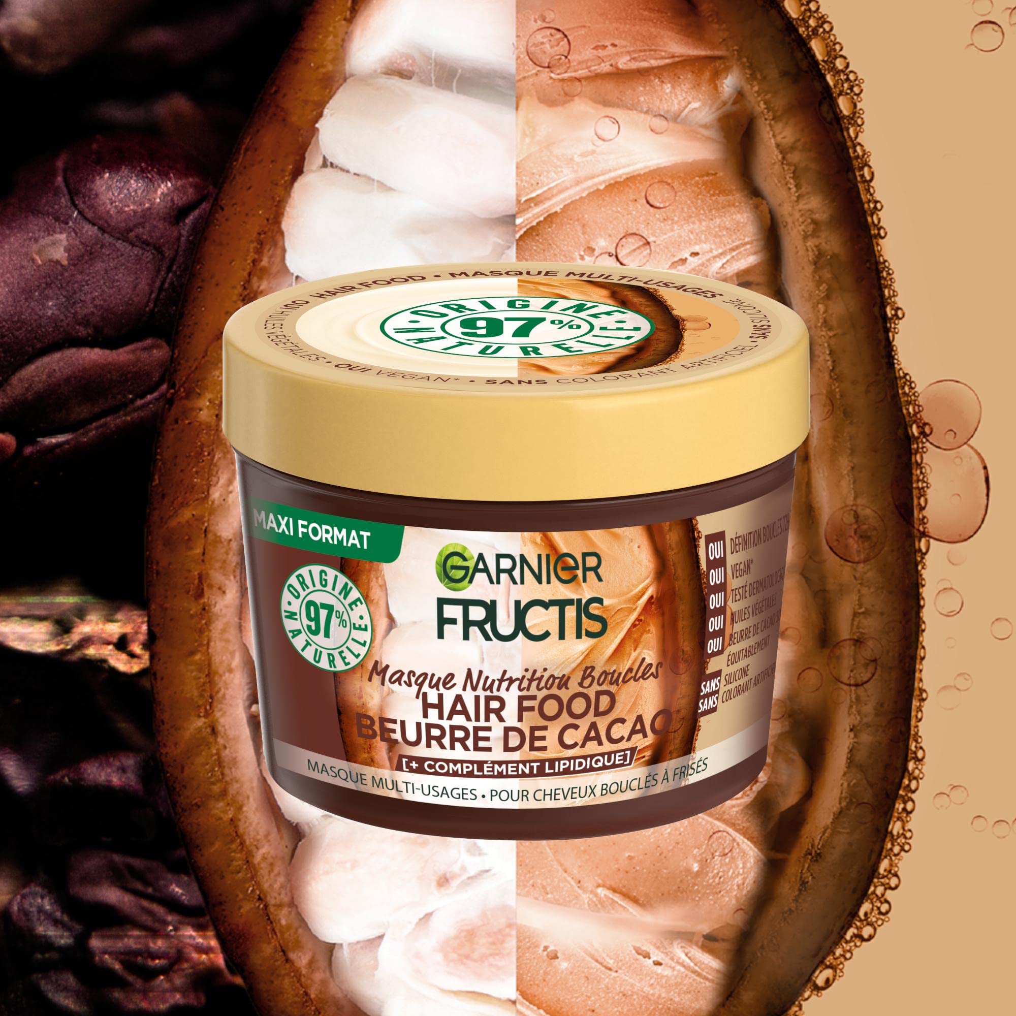 Garnier Fructis Hair food Beurre de cacao Masque 390 ml