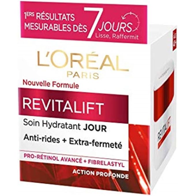 Soin visage: LOREAL Revitalift Soin Hydratant Jour Anti-Rides +  Extra-Fermeté – 50ml